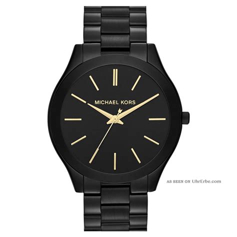 schwarze damen uhr michael kors|michael kors armband herren.